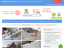 Tablet Screenshot of bouwmaterialenkopen.com